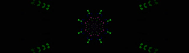 Neon Tunel Kaleidoskop Zvezda Prasak 32:9 Super Ultrawide 60fps Čuvar Ekrana VJLoops