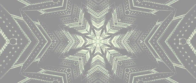 Srebrni Neon Tunel Kaleidoskop Čuvar Ekrana 21:9 Ultrawide 60fps VJ Loop