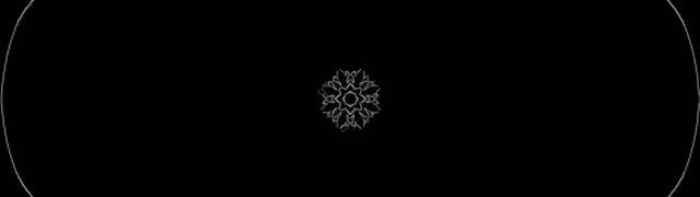 Neon Tunel Pahulja Mandala 32:9 Super Ultrawide 60fps Čuvar Ekrana Vj Loop