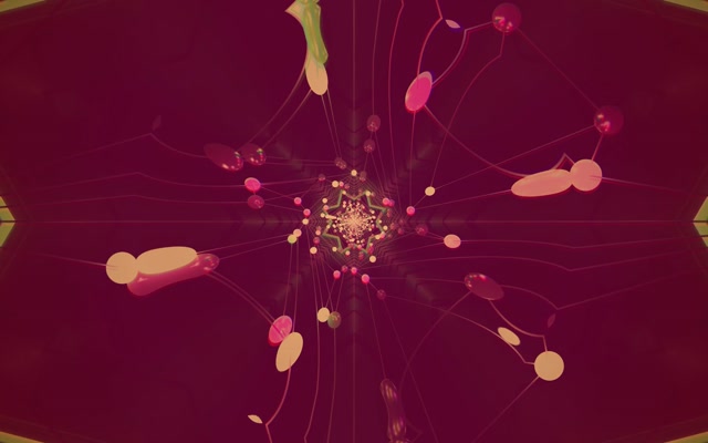 Neon Tunel Zvezda Kaleidoskop Vj Loop 60fps 16:10 Macbook Čuvar Ekrana