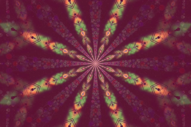 Neon Tunel Kaleidoskop Eksplozija VJ Loop 3:2 Surface 60fps Screensaver