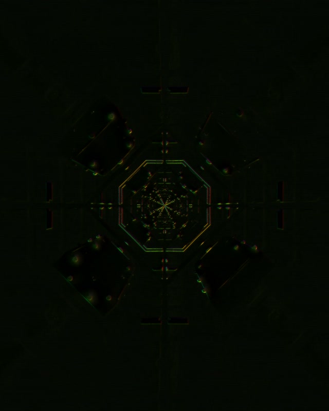 Neon Tunnel Kaleidoscope Vortex 4:5 Instagram 60fps Screensaver