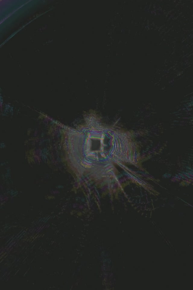 Neon Tunnel Spiraling Square Vortex 9:16 Reels 60fps Screensaver VJ Loop