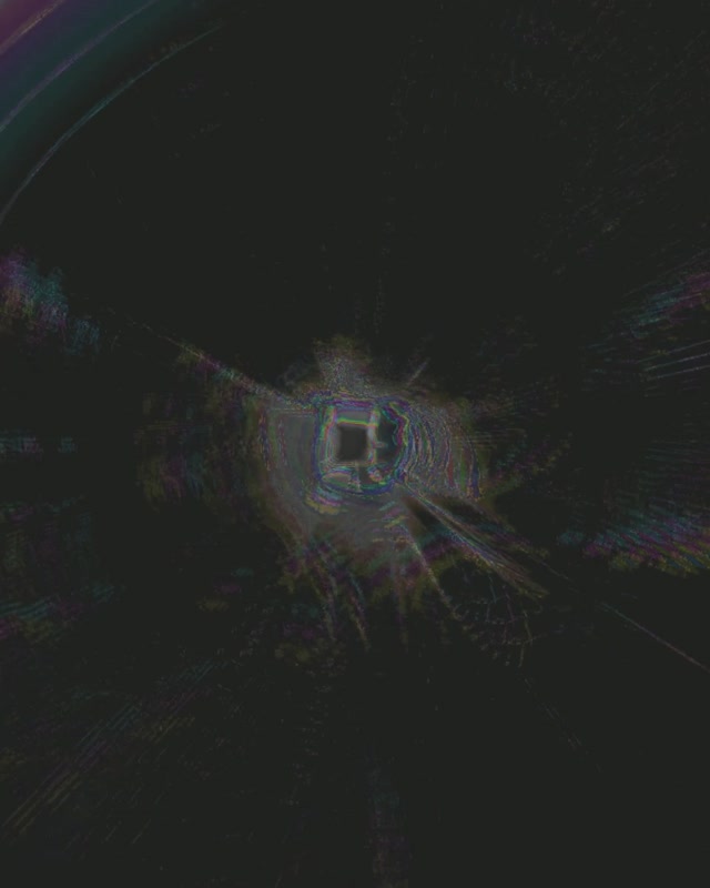 Neon Tunnel Spiraling Square Vortex 4:5 Instagram 60fps VJ Loop Screensaver