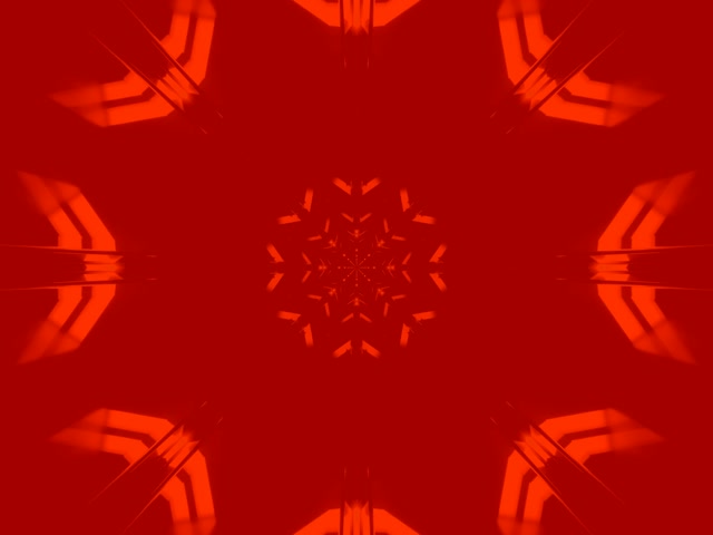 Crveni Neon Tunel Mandala Čuvar Ekrana 4:3 Classic 60fps VJ Loop PC