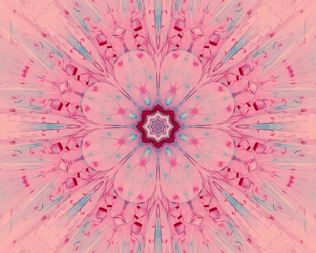 VJLoops Neon Tunel Ružičasta Kaleidoskop Mandala 5:4 industrijski 60fps čuvar ekrana