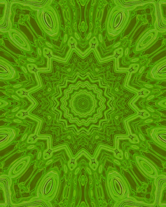 Zeleni Malakit Neon Tunel Kaleidoskop VJLoops 4:5 Instagram 60fps Screensaver