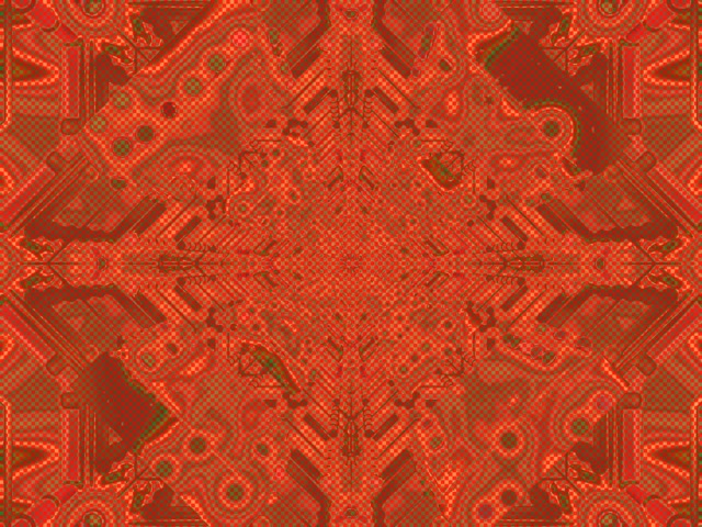 Neon Tunel Crveni Kaleidoskop Mreža 4:3 Classic 60fps Čuvar Ekrana Vj Loop