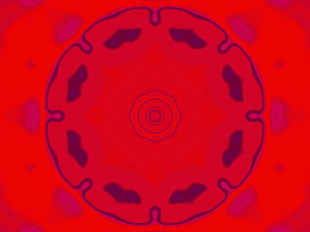 Neon Tunel Crvena Mandala Vrtlog Vj Loop 4:3 Classic 60fps Screensaver