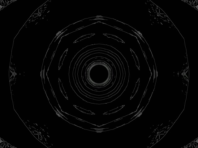 Neon Tunel Rotirajući Točak Vrtlog Čuvar Ekrana 4:3 Classic 60fps VJLoops