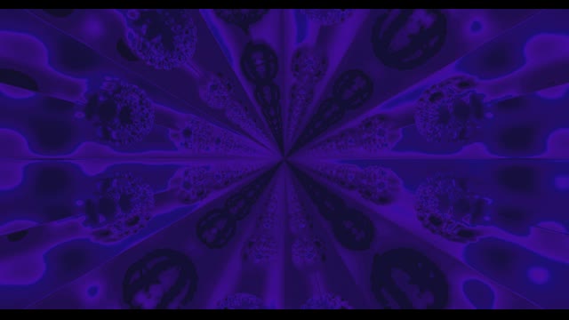 Lila Abstrakt Kaleidoskop VJLoops - Kosmisk Mandala Rörelse Bakgrund
