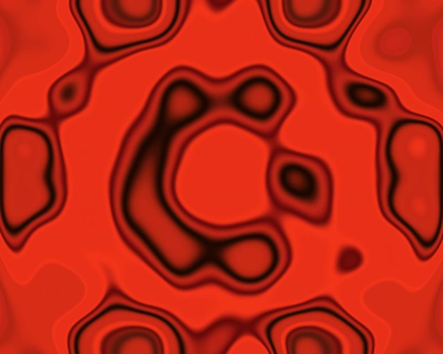 Neon Tunnel Röd Hexagon Virvel Vj Loop 5:4 industrial 60fps skärmsläckare