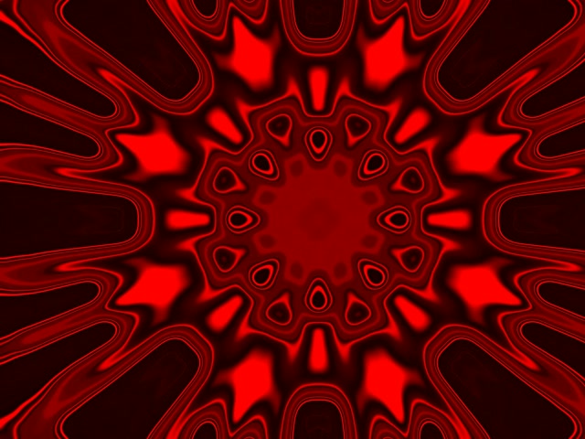 Neontunnel Röd Kalejdoskop Explosion VJLoops 4:3 Classic 60fps Skärmsläckare