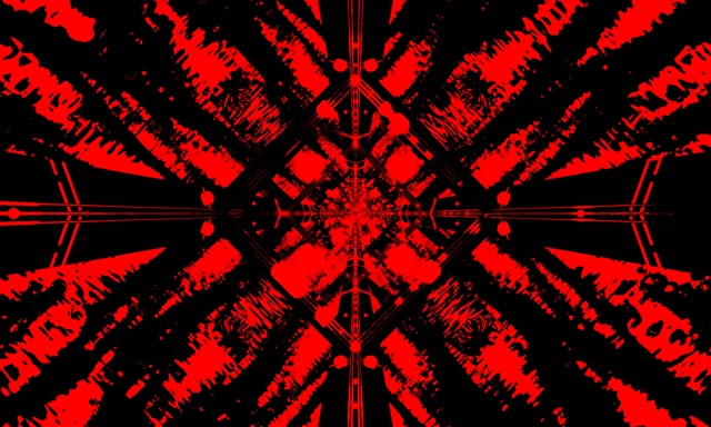 Röd Svart Neon Tunnel Skärmsläckare 5:3 wide 60fps Vj loop