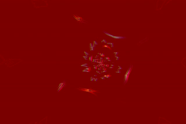 Neontunel Fraktal Kaleidoskop Explosion VJ Loop 3:2 Surface 60fps Skärmsläckare