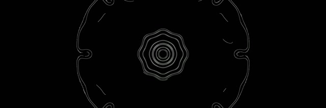 Neontunnel Vit Spiral Skärmsläckare 3:1 Triple Wide 60fps Vj Loop