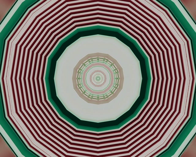 Neontunnel Roterande Oktagon Vortex 60fps 5:4 industrial Skärmsläckare VJ Loop