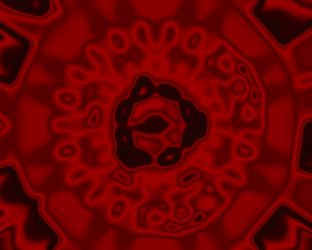 Neon Tunnel Röd Mandala Puls 5:4 industrial 60fps Skärmsläckare Vj Loop