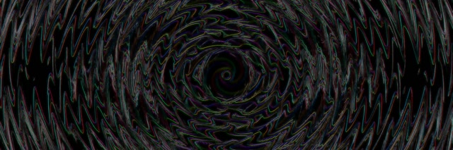 3:1 Triple Wide Neon Tunnel Spiraling Vortex VJ Loop 60fps Screensaver