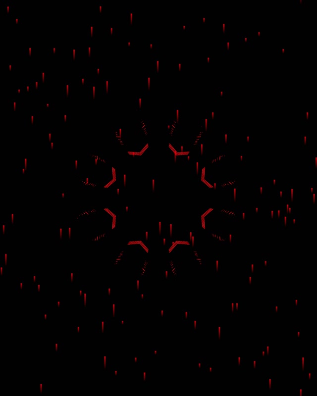 Röd Neontunnel Skärmsläckare 60fps 4:5 Instagram VJLoops PC Laptop