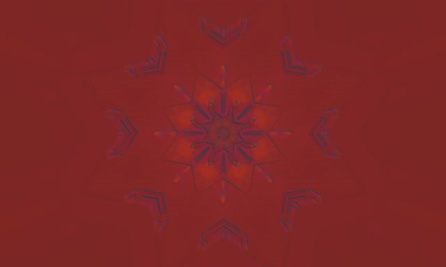 Neon Tunnel Röd Snöflinga Mandala Vj Loop 5:3 wide 60fps Skärmsläckare