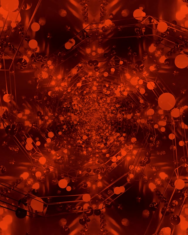 Röd Neon Tunnel Skärmsläckare 60fps 4:5 Instagram VJ Loop PC Laptop