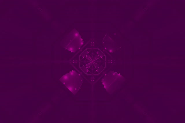 Lila Neon Tunnel Fraktal Skärmsläckare 3:2 Surface 60fps VJ Loop