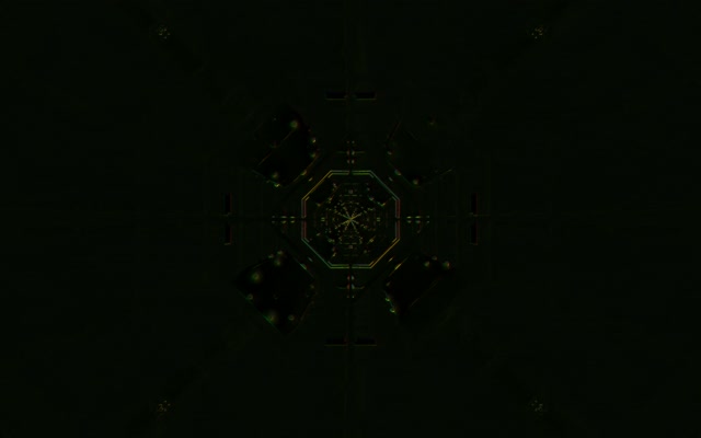 Neon Tunnel Pulsating Octagon Vortex - 16:10 Macbook 60fps VJ Loop Screensaver