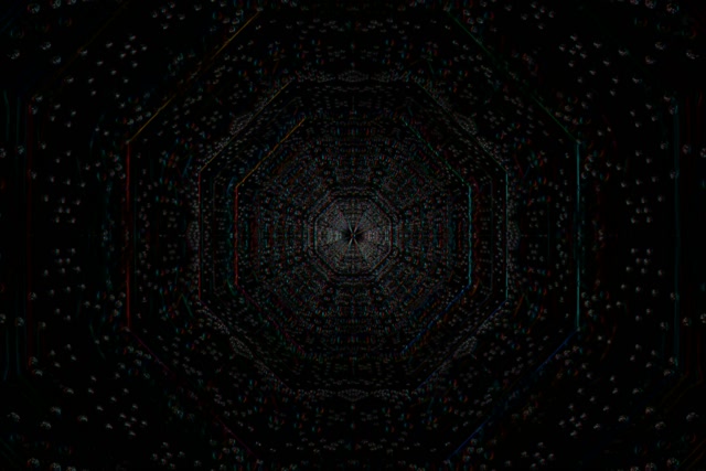 Neon Tunnel Spiraling Hexagon Vortex 3:2 Surface 60fps VJ Loop Screensaver