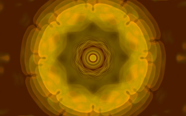 Golden Concentric Neon Tunnel 16:10 Macbook 60fps Screensaver VJ Loop