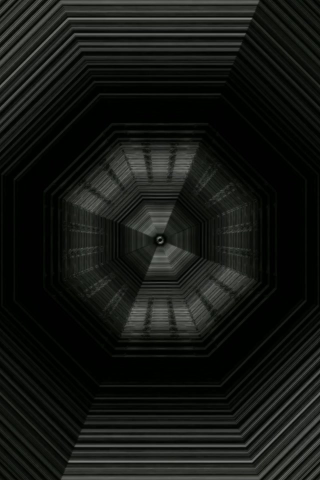 Octagonal Neon Tunnel Vortex | 2:3 Portrait 60fps Screensaver VJ Loop