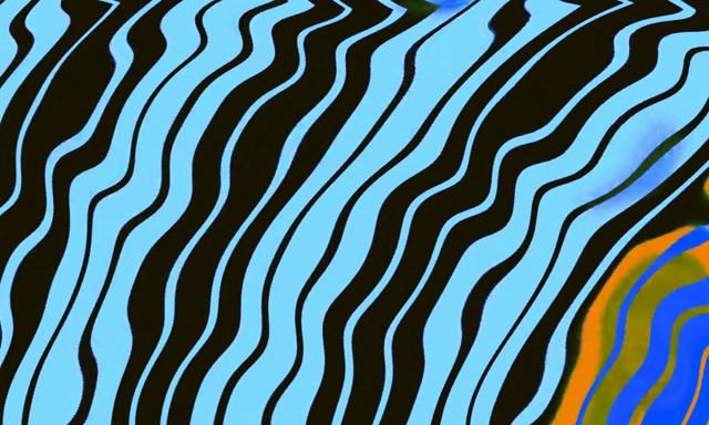 Neontunnel Vågig Rand Virvel VJ Loop 5:3 Bred 60fps Skärmsläckare