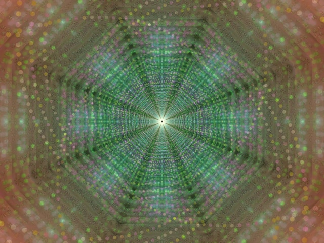 Radial Diamond Neon Tunnel 4:3 Classic 60fps VJ Loop Screensaver