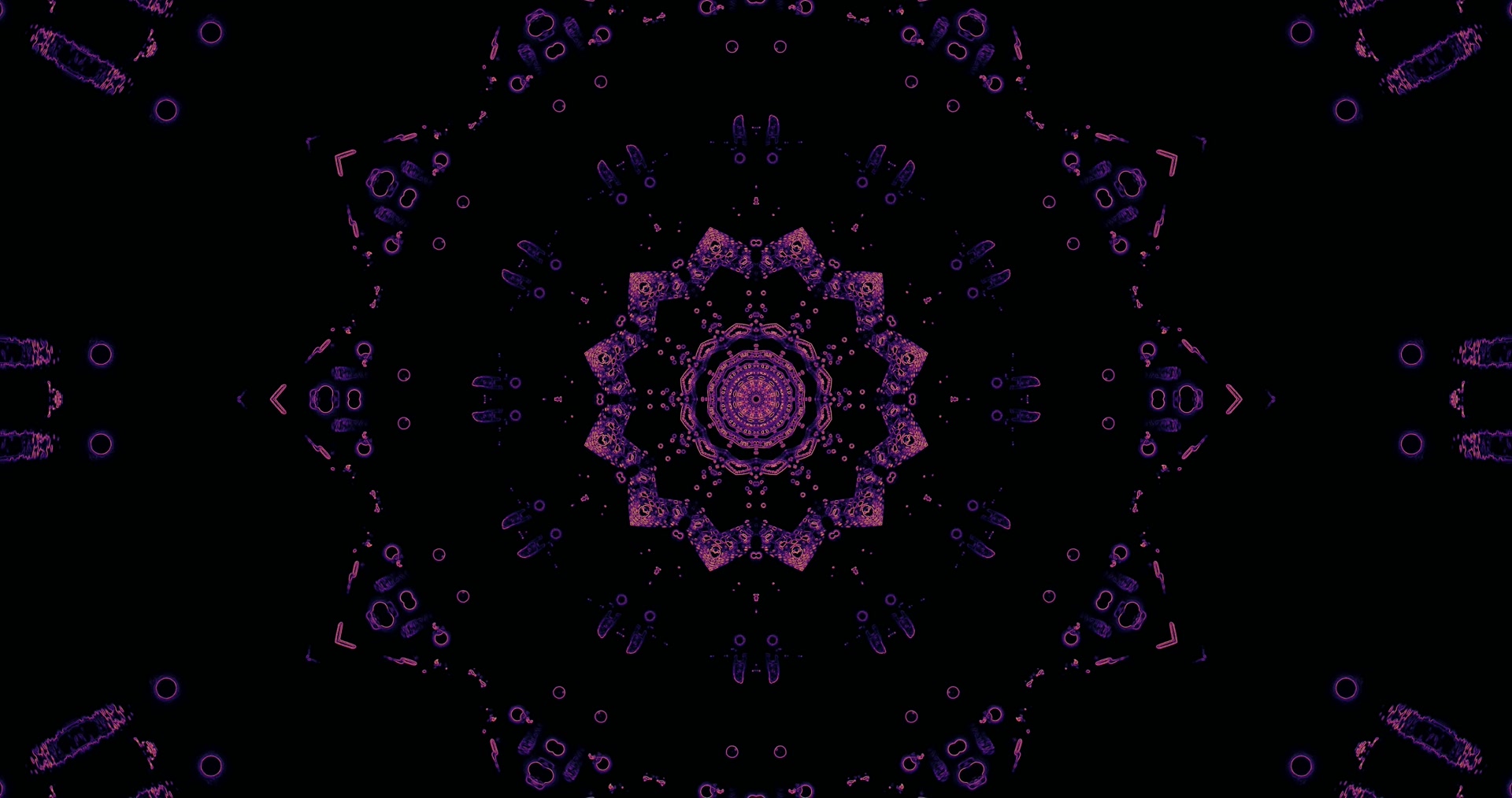 Tuneli ya Neon Urujuani Mandala Screensaver 4K UHD 60fps VJLoops