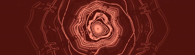 VJLoops Tunnel ya Neon Nyekundu Spiral Vortex 32:9 Super Ultrawide 60fps Screensaver