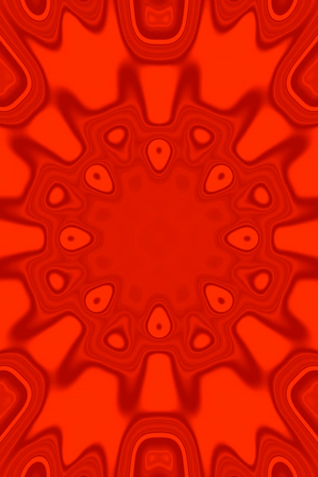 Tuneli ya Neon Nyekundu Organic Bloom VJ Loop 2:3 Photo Portrait 60fps Screensaver