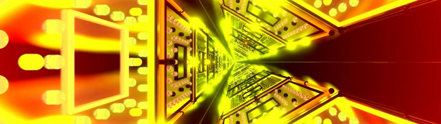 Tunnel ya Neon Circuit Board Glow 32:9 Super Ultrawide 60fps Screensaver VJLoops