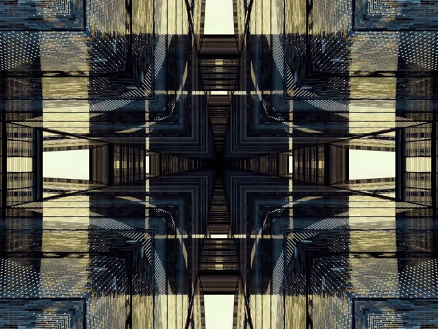 Mirrored Grid Neon Tunnel VJLoops 4:3 Classic 60fps Hifadhi ya Skrini