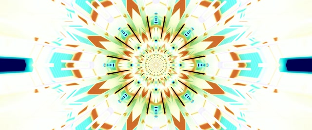 Tunnel ya Neon Kaleidoscope Burst VJLoops 2.39:1 Cinemascope 60fps Screensaver