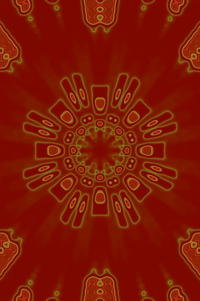 Tunnel ya Neon Kaleidoscope Burst VJLoops 2:3 Photo Portrait 60fps Screensaver