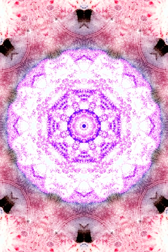 Pink Purple Neon Tunnel Mandala Screensaver 60fps 2:3 photo portrait VJ Loop