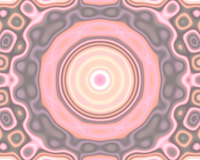 Tunnel ya Neon Waridi Ripple Loop 60fps 5:4 viwandani Hifadhi Skrini VJLoops