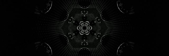 Tunnel za Neon Fractal Hexagon VJ Loop 3:1 Triple Wide 60fps Screensaver