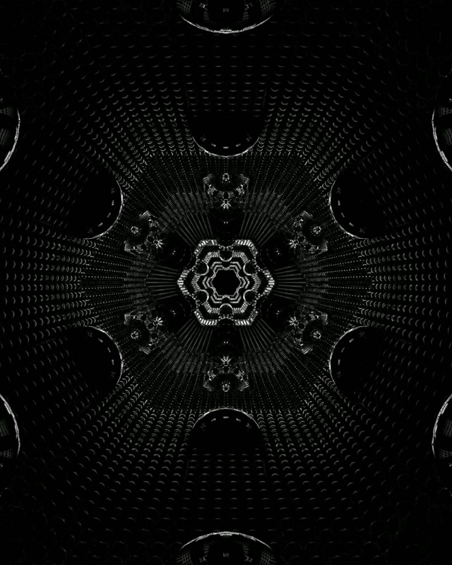 Tunnel za Neon Fractal Hexagon VJ Loop 4:5 Instagram 60fps Screensaver