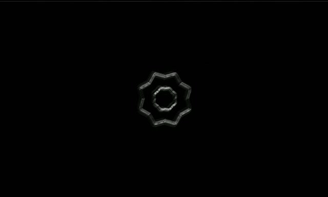 Dark 8-Point Star Kaleidoscope Tunnel ya Neon Screensaver 5:3 Wide 60fps VJ Loop