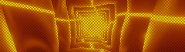 Tuneli la Neon la Chungwa Hifadhi Skrini 32:9 Super Ultrawide 60fps VJ Loop