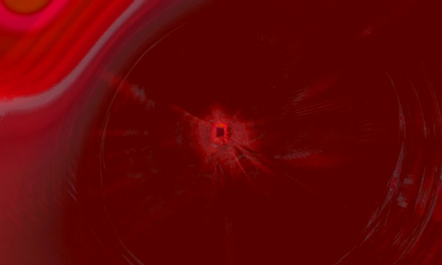 Red Pulsating Neon Tunnel VJ Loop 5:3 Wide 60fps Screensaver