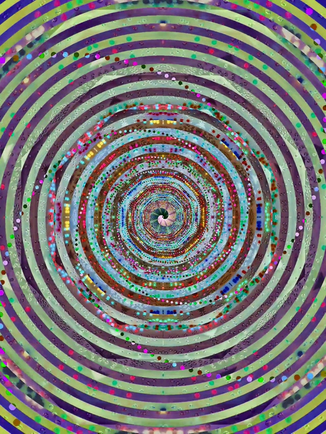 Neon Tunnel Spiraling Vortex Loop 3:4 iPad Portrait 60fps VJ Animation Screensaver