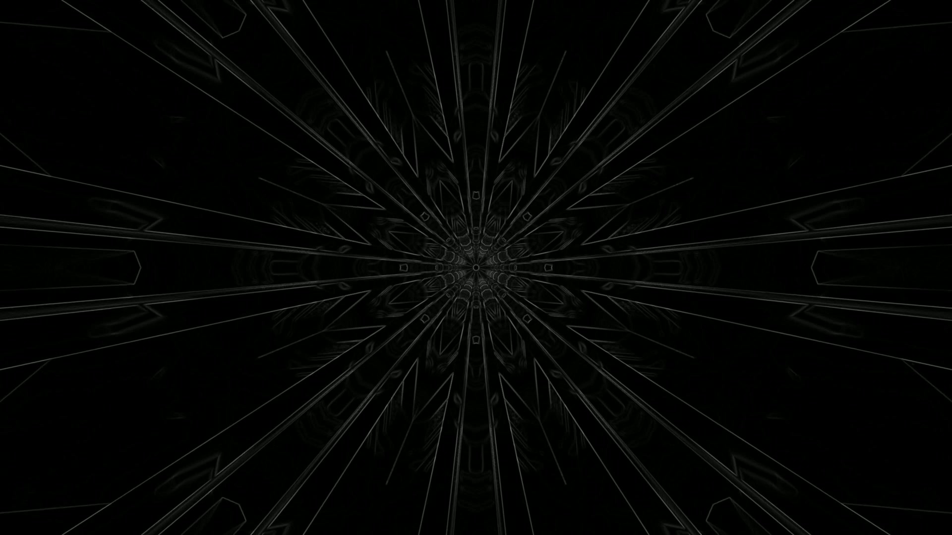 อุโมงค์นีออนมืด Screensaver 4K UHD 60fps VJ Loop