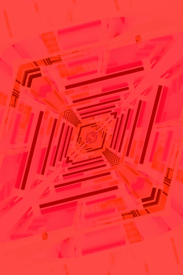 Neon Tunnel Red Spiral Grid VJ Loop 60fps 2:3 Photo Portrait หน้าจออนุรักษ์